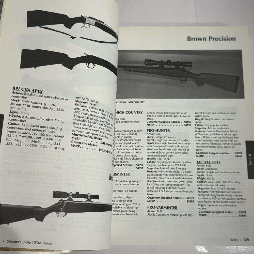 Shooter's Bible 103rd Edition Book The World's Bestselling Firearms Reference